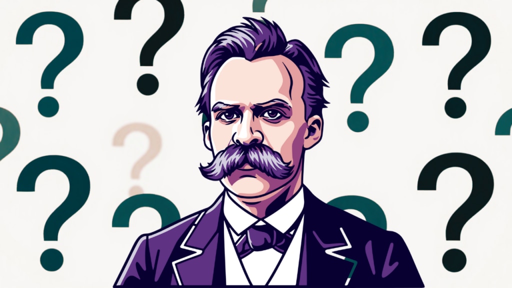 Nietzsche, morality and the question of motives: A theist’s perspective 1 Friedrich Nietzsche-Question marks-Atheism